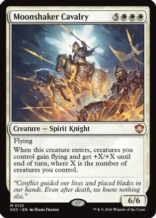 Moonshaker Cavalry (SOC-110)  - Commander: Secrets of Strixhaven