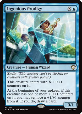Ingenious Prodigy (SOC-115)  - Commander: Secrets of Strixhaven