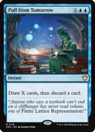 Pull from Tomorrow (SOC-116)  - Commander: Secrets of Strixhaven