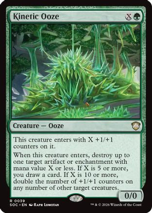 Kinetic Ooze (SOC-039)  - Commander: Secrets of Strixhaven