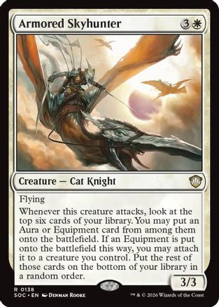 Armored Skyhunter (SOC-138)  - Commander: Secrets of Strixhaven