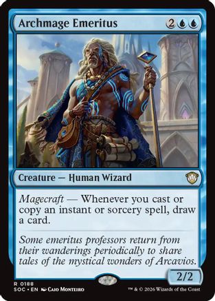 Archmage Emeritus (SOC-188)  - Commander: Secrets of Strixhaven
