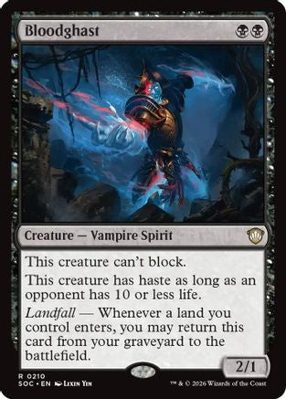 Bloodghast (SOC-210)  - Commander: Secrets of Strixhaven
