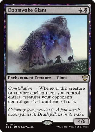 Doomwake Giant (SOC-212)  - Commander: Secrets of Strixhaven