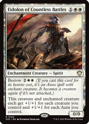 Eidolon of Countless Battles (SOC-144)  - Commander: Secrets of Strixhaven