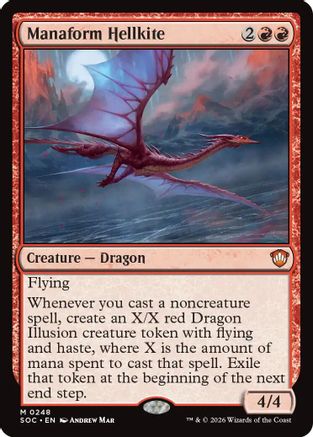Manaform Hellkite (SOC-248)  - Commander: Secrets of Strixhaven