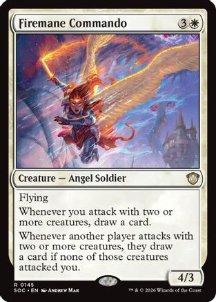 Firemane Commando (SOC-145)  - Commander: Secrets of Strixhaven