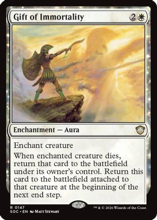 Gift of Immortality (SOC-147)  - Commander: Secrets of Strixhaven