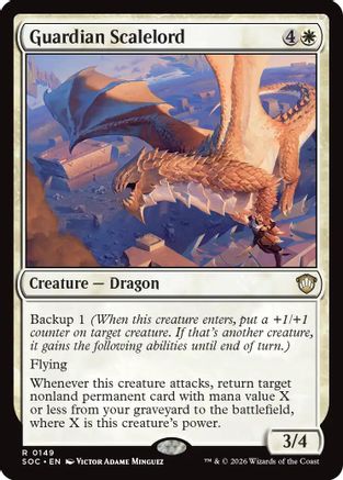 Guardian Scalelord (SOC-149)  - Commander: Secrets of Strixhaven