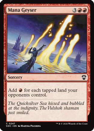 Mana Geyser (SOC-247)  - Commander: Secrets of Strixhaven
