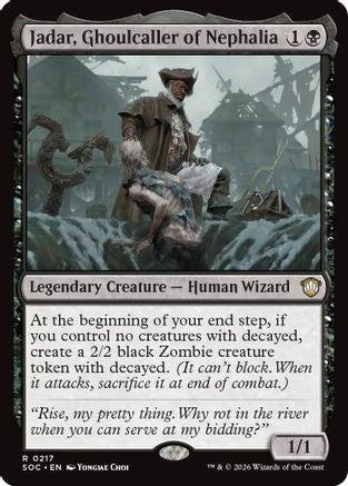 Jadar, Ghoulcaller of Nephalia (SOC-217)  - Commander: Secrets of Strixhaven