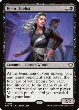Keen Duelist (SOC-218)  - Commander: Secrets of Strixhaven