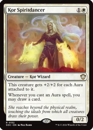 Kor Spiritdancer (SOC-152)  - Commander: Secrets of Strixhaven