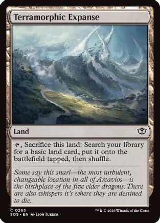 Terramorphic Expanse (SOS-265)  Foil - Secrets of Strixhaven