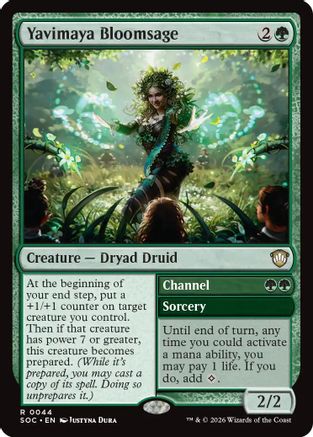 Yavimaya Bloomsage (SOC-044)  - Commander: Secrets of Strixhaven