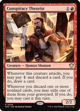 Conspiracy Theorist (SOC-240)  - Commander: Secrets of Strixhaven