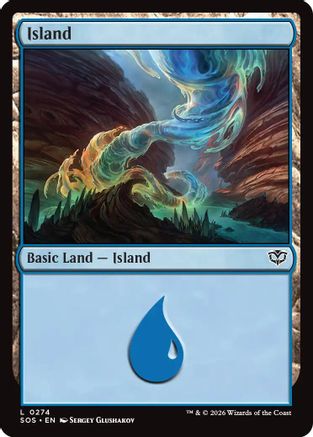 Island (0274) (SOS-274)  - Secrets of Strixhaven