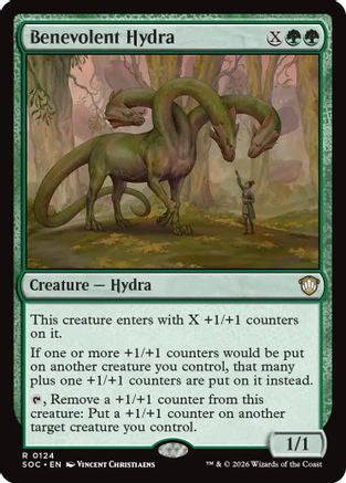 Benevolent Hydra (SOC-124)  - Commander: Secrets of Strixhaven
