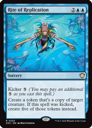 Rite of Replication (SOC-202)  - Commander: Secrets of Strixhaven