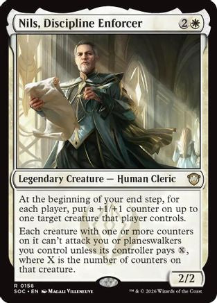 Nils, Discipline Enforcer (SOC-158)  - Commander: Secrets of Strixhaven