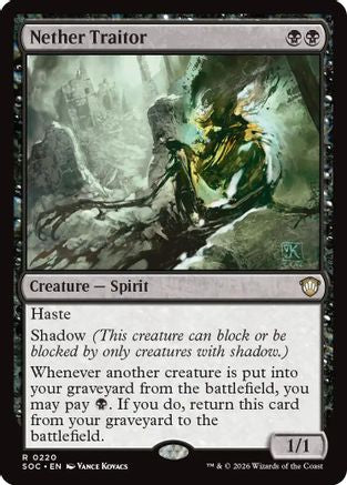 Nether Traitor (SOC-220)  - Commander: Secrets of Strixhaven