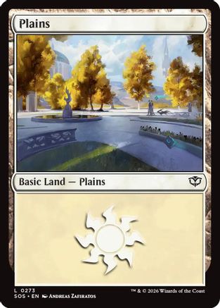 Plains (0273) (SOS-273)  Foil - Secrets of Strixhaven