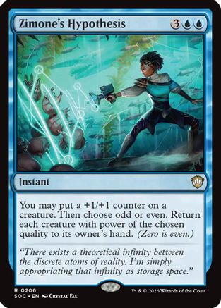 Zimone's Hypothesis (SOC-206)  - Commander: Secrets of Strixhaven