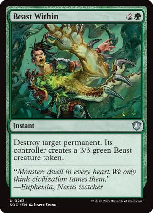 Beast Within (SOC-263)  - Commander: Secrets of Strixhaven