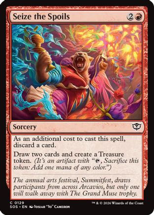Seize the Spoils (SOS-129)  - Secrets of Strixhaven