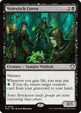Veinwitch Coven (SOC-228)  - Commander: Secrets of Strixhaven