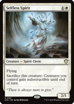 Selfless Spirit (SOC-167)  - Commander: Secrets of Strixhaven