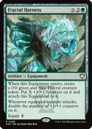 Fractal Harness (SOC-268)  - Commander: Secrets of Strixhaven