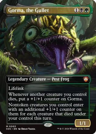 Gorma, the Gullet (Borderless) (SOC-003)  Foil - Commander: Secrets of Strixhaven