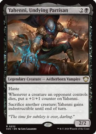 Yahenni, Undying Partisan (SOC-232)  - Commander: Secrets of Strixhaven