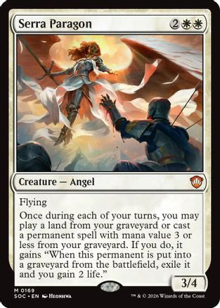 Serra Paragon (SOC-169)  - Commander: Secrets of Strixhaven