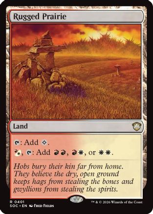 Rugged Prairie (SOC-401)  - Commander: Secrets of Strixhaven
