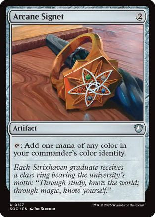 Arcane Signet (SOC-127)  - Commander: Secrets of Strixhaven