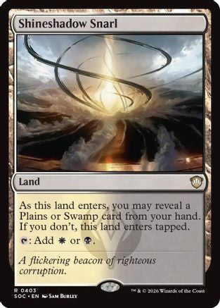 Shineshadow Snarl (SOC-403)  - Commander: Secrets of Strixhaven