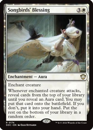 Songbirds' Blessing (SOC-174)  - Commander: Secrets of Strixhaven