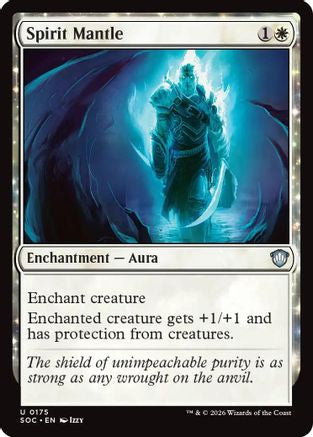 Spirit Mantle (SOC-175)  - Commander: Secrets of Strixhaven
