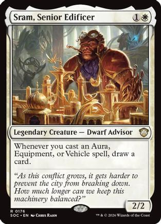Sram, Senior Edificer (SOC-176)  - Commander: Secrets of Strixhaven