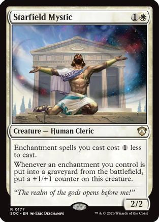 Starfield Mystic (SOC-177)  - Commander: Secrets of Strixhaven