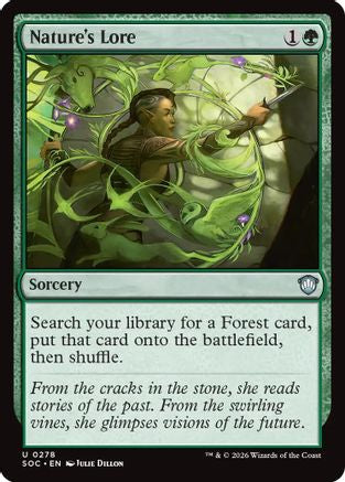 Nature's Lore (SOC-278)  - Commander: Secrets of Strixhaven