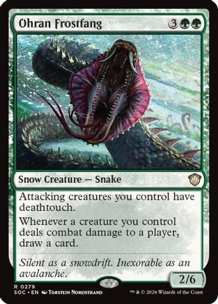 Ohran Frostfang (SOC-279)  - Commander: Secrets of Strixhaven