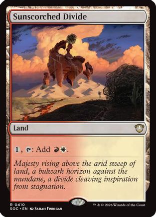 Sunscorched Divide (SOC-410)  - Commander: Secrets of Strixhaven