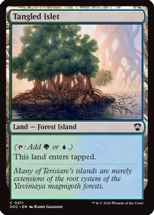 Tangled Islet (SOC-411)  - Commander: Secrets of Strixhaven