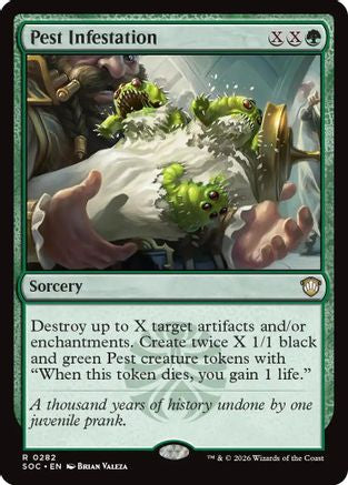 Pest Infestation (SOC-282)  - Commander: Secrets of Strixhaven