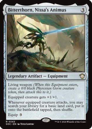 Bitterthorn, Nissa's Animus (SOC-343)  - Commander: Secrets of Strixhaven