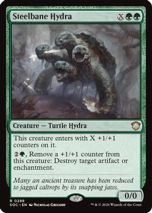 Steelbane Hydra (SOC-288)  - Commander: Secrets of Strixhaven