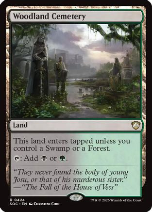 Woodland Cemetery (SOC-424)  - Commander: Secrets of Strixhaven